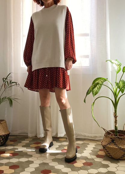 BOTAS DANIELA TAUPE - Sister Birkin 