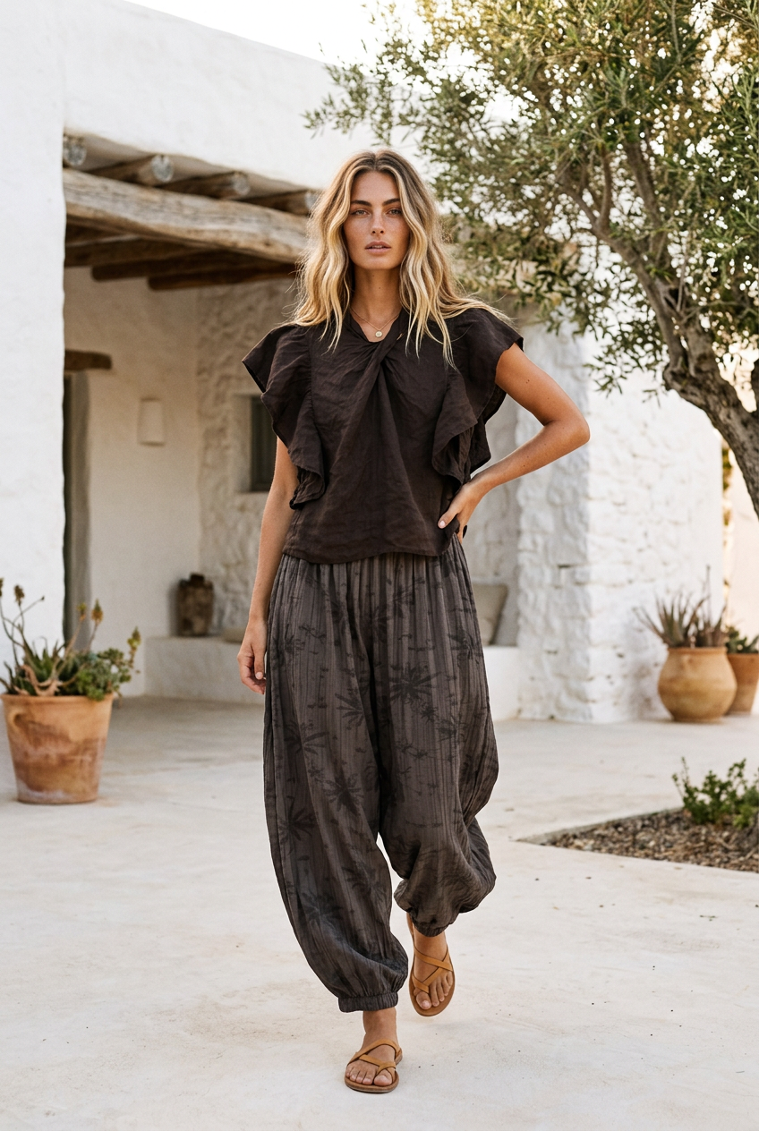 PANTALÓN HAREM PALMIER