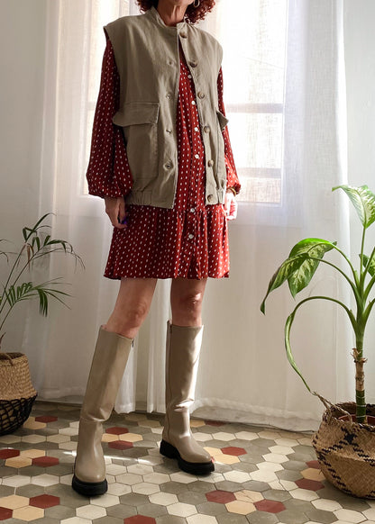 BOTAS DANIELA TAUPE - Sister Birkin 
