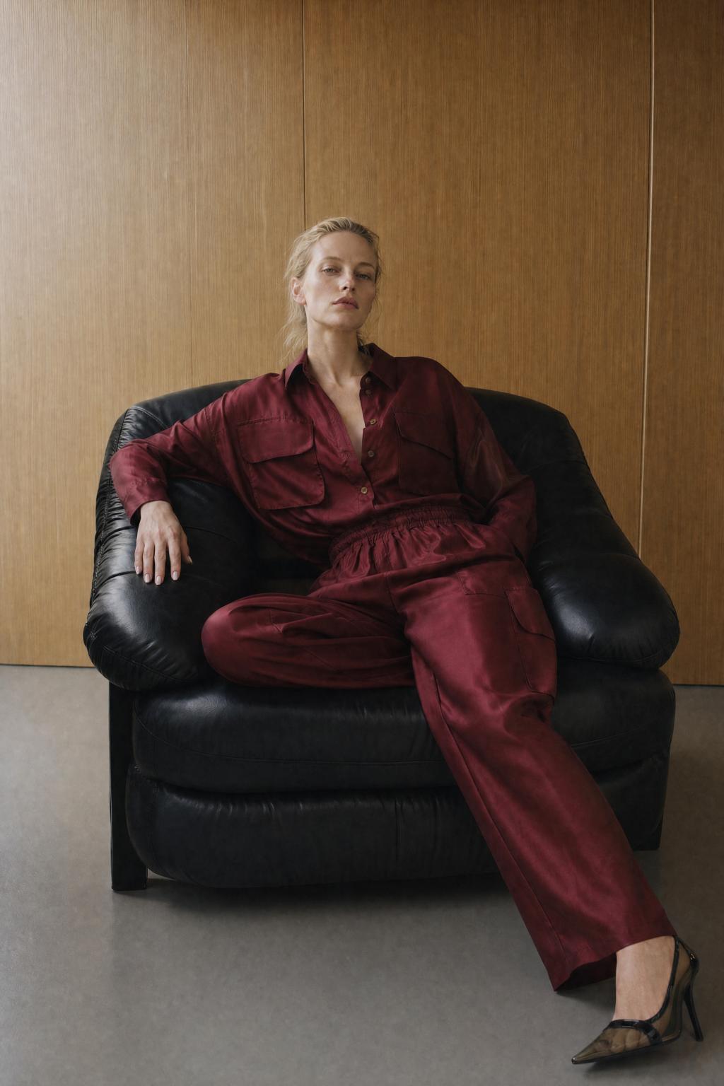 PANTALÓN MARLOWE BURGUNDY