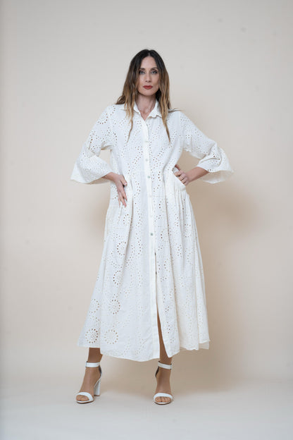 VESTIDO BORDADO MACARENA