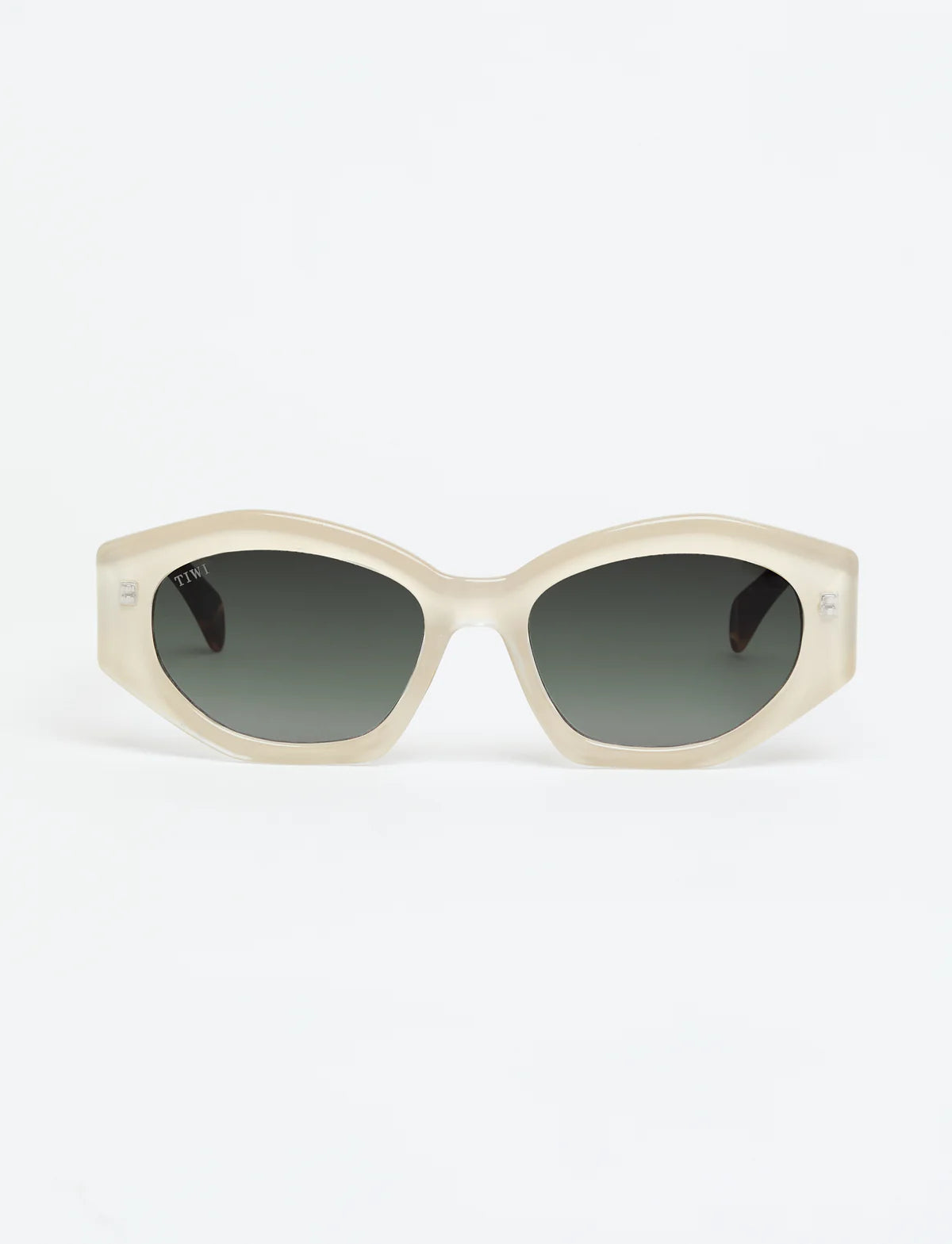 COLETTE SHINY BEIGE RUBBER GREEN TORTOISE