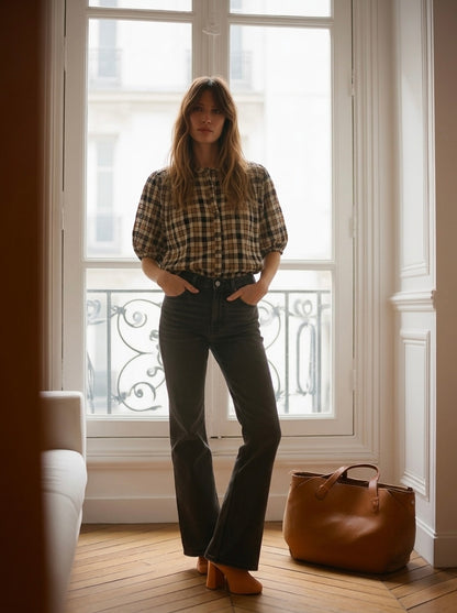 CAMISA ARIZONA CARREAUX CHOCO