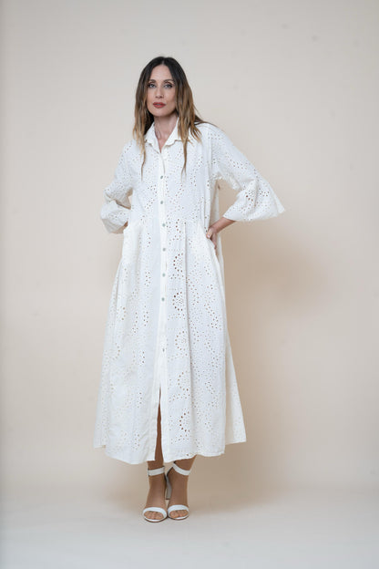 VESTIDO BORDADO MACARENA