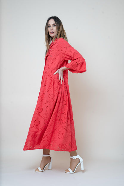 VESTIDO BORDADO MACARENA