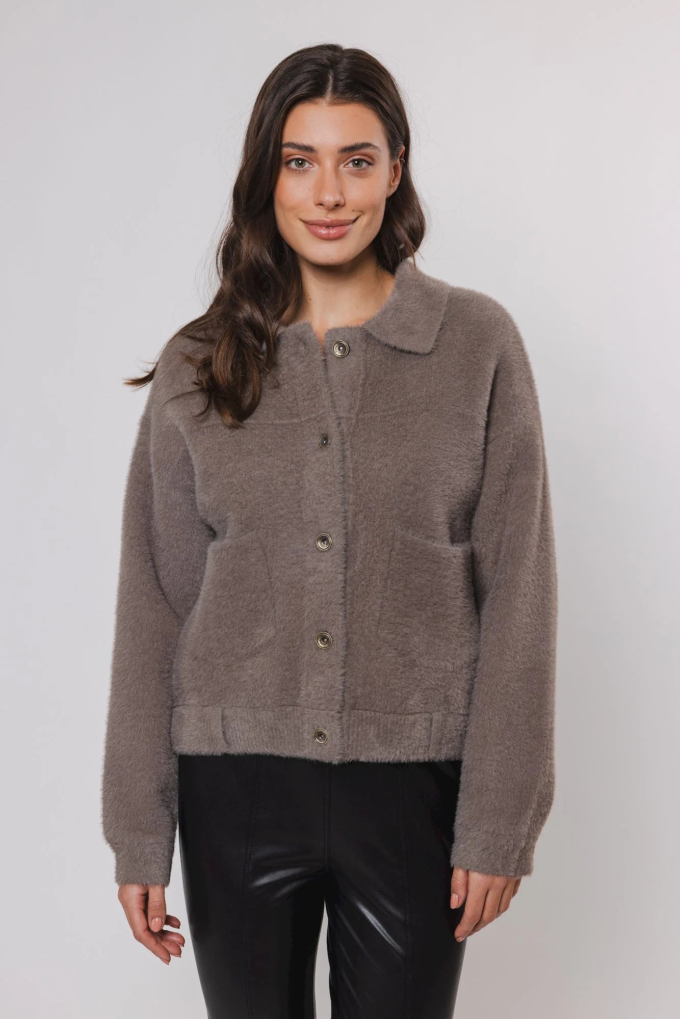 CHAQUETA BUBBLY TAUPE