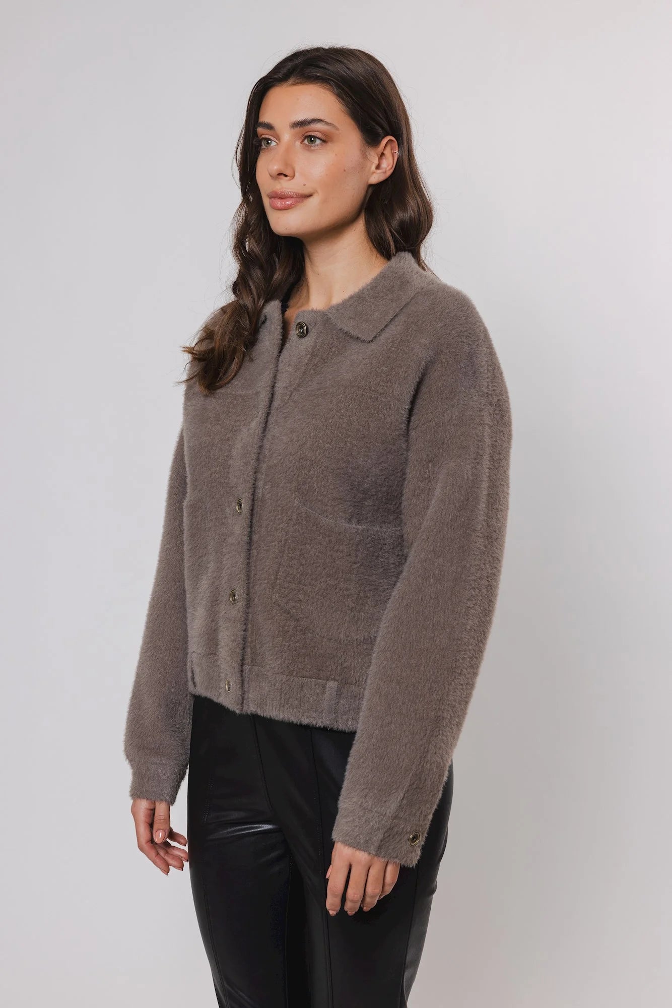 CHAQUETA BUBBLY TAUPE