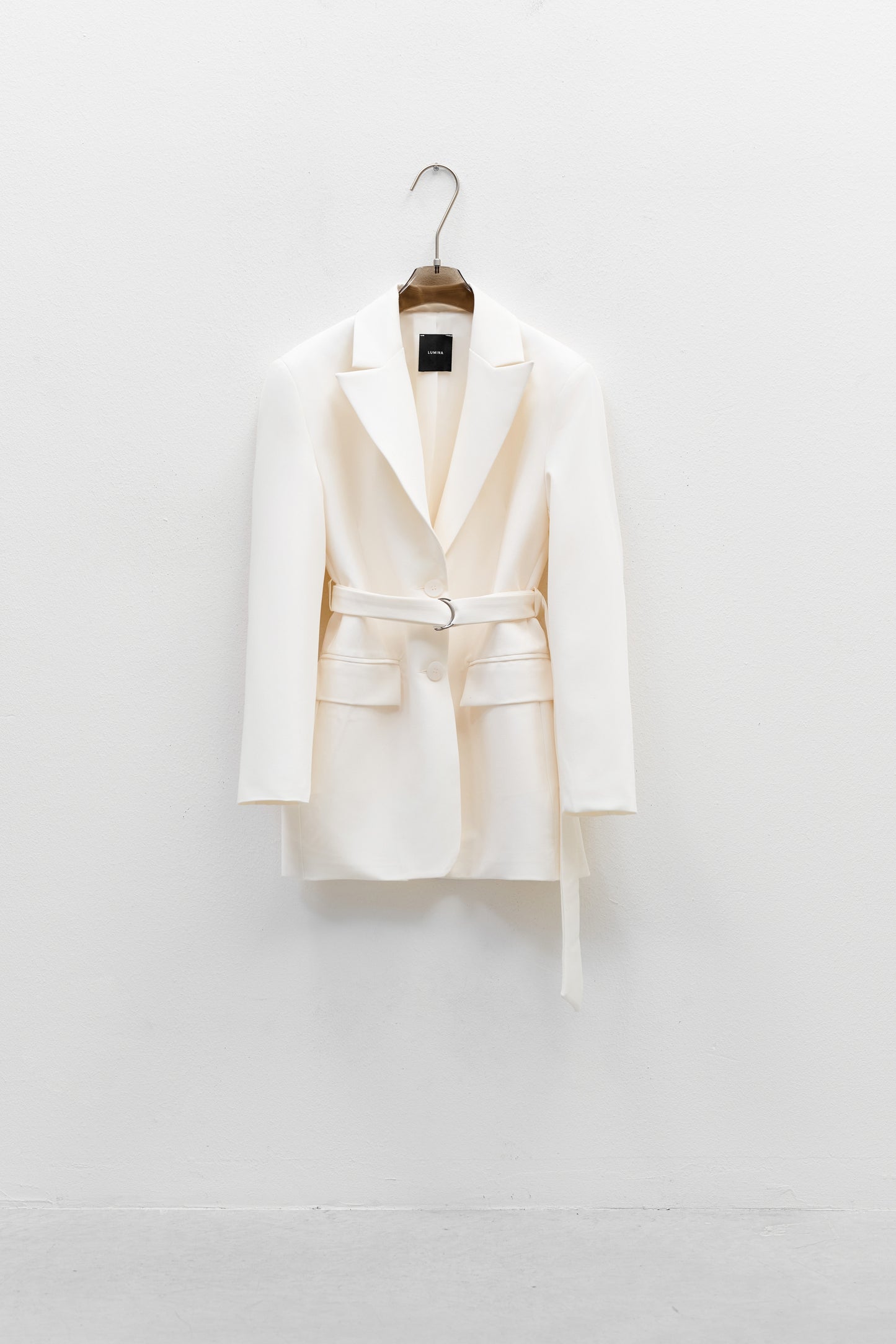 BLAZER VIVIENNE BELTED IVORY