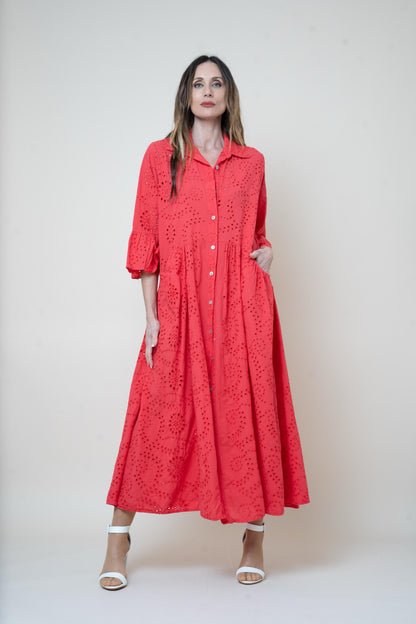 VESTIDO BORDADO MACARENA