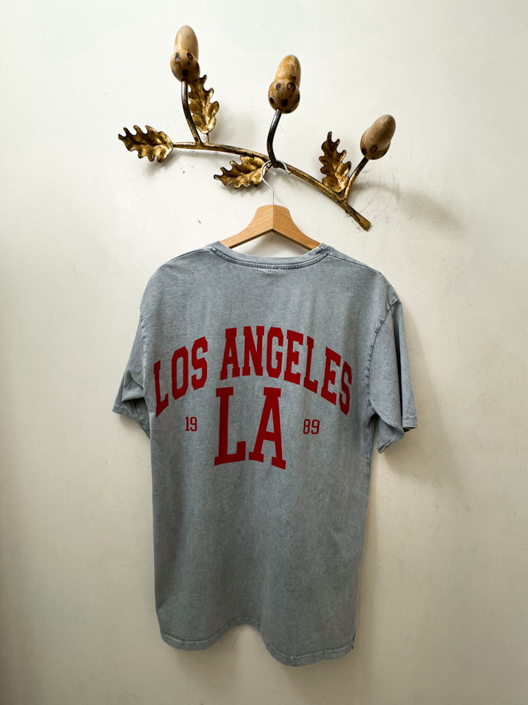 CAMISETA LOS ANGELES LIGHT GREY