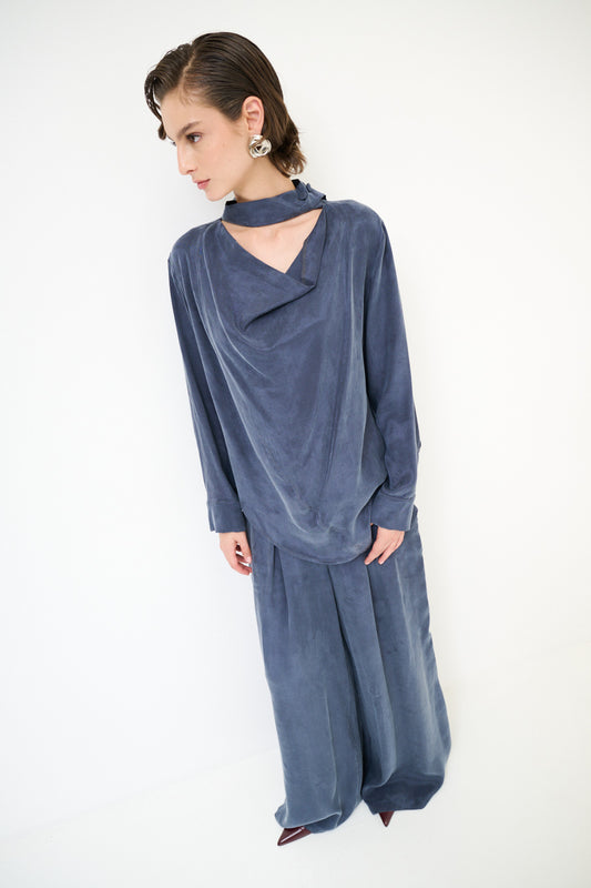 PANTALÓN PALAZZO SONYA BLU