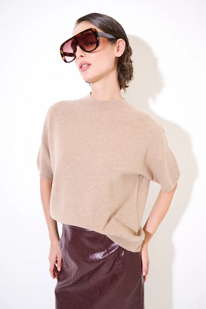 SUÉTER NORA CASHMERE CAMEL
