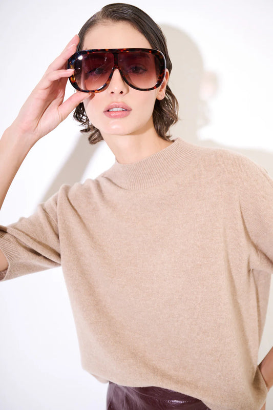 SUÉTER NORA CASHMERE CAMEL