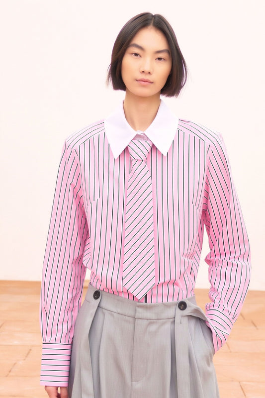 CAMISA DEMI TIE PINK