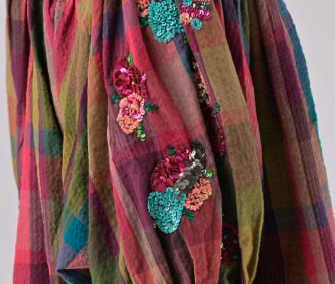 CAMISA MARA CARREAUX ROSES