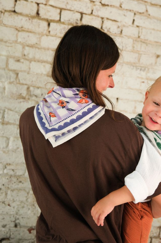 PAÑUELO CHENAI LILAS