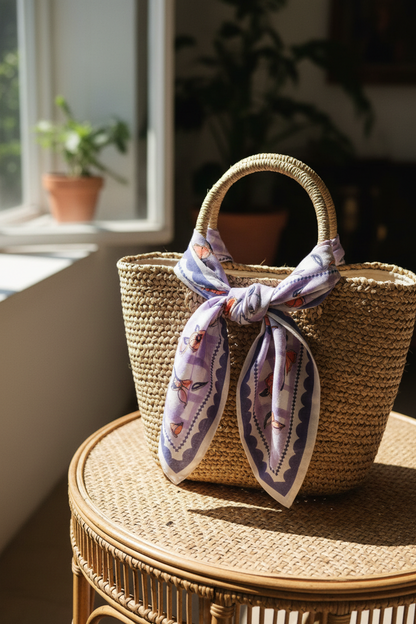 PAÑUELO CHENAI LILAS