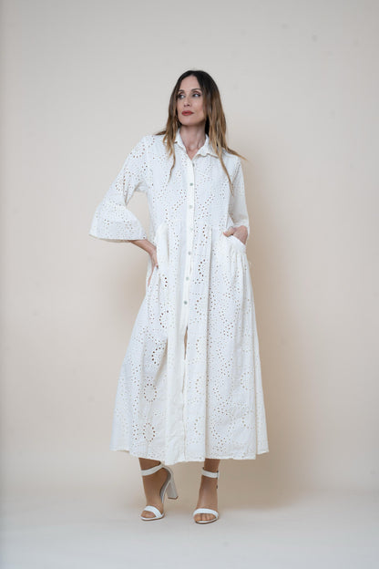 VESTIDO BORDADO MACARENA
