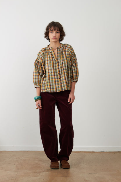 BLUSA  DANIELE CARREAUX CHOCO