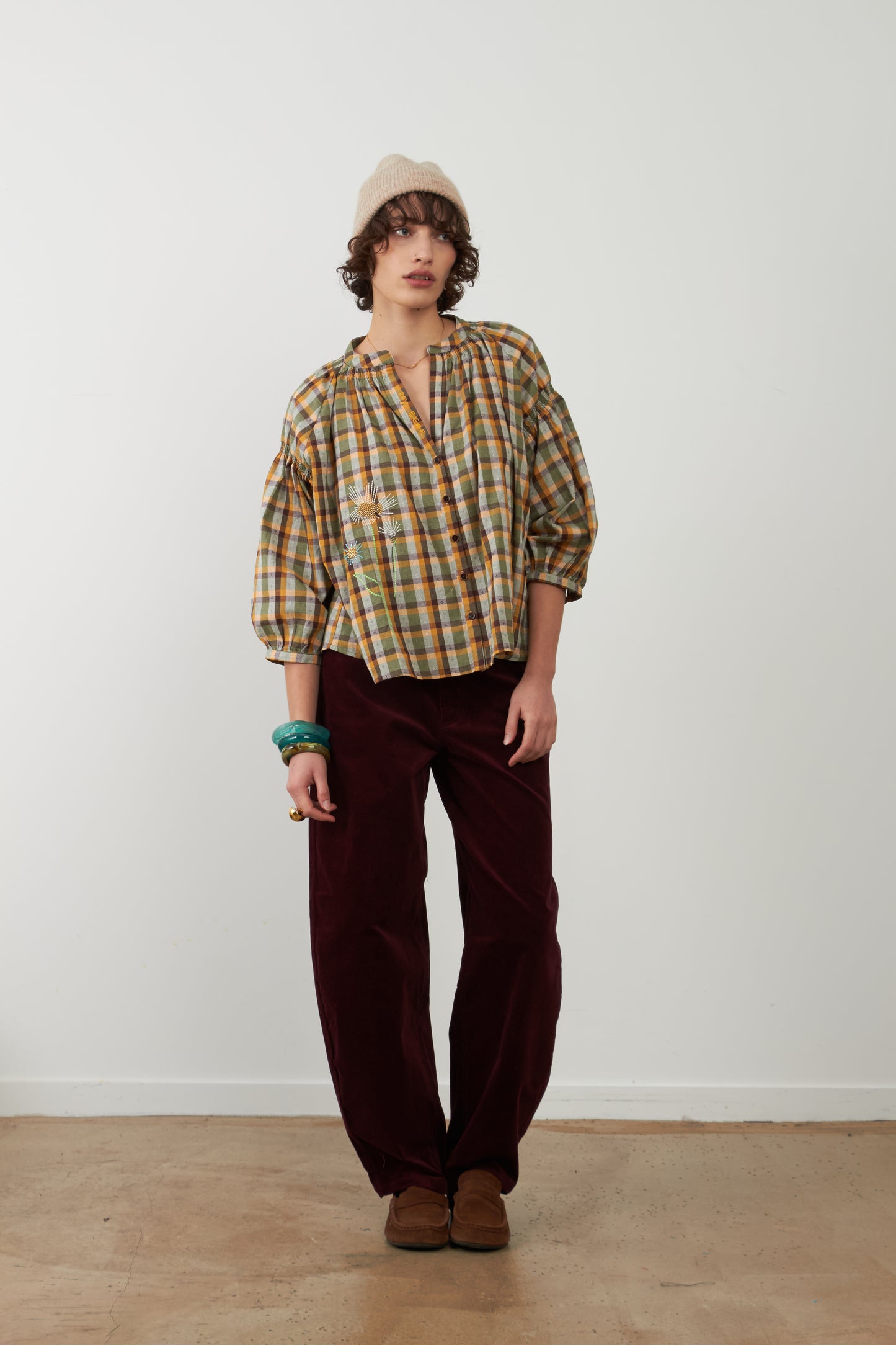 BLUSA  DANIELE CARREAUX CHOCO
