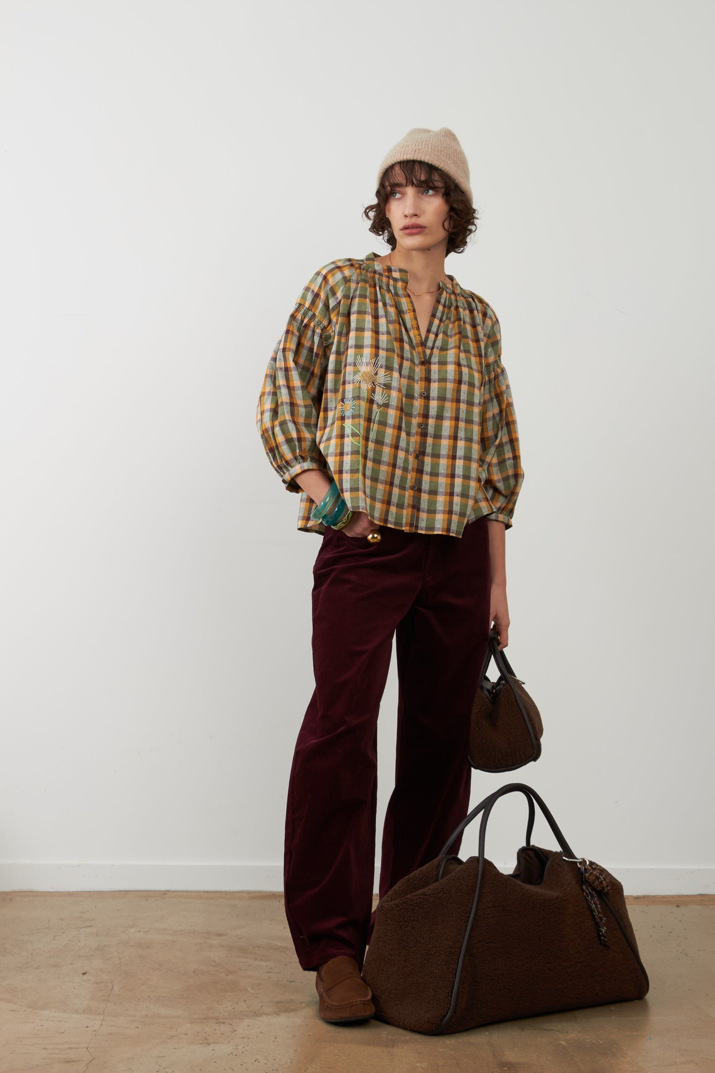 BLUSA  DANIELE CARREAUX CHOCO