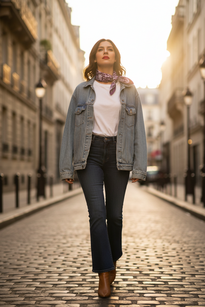 PAÑUELO DELHI LILAS