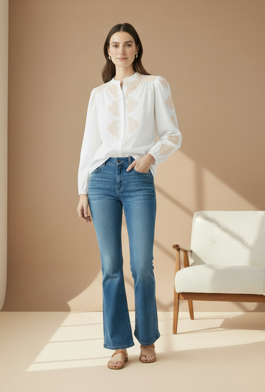 CAMISA BORDADA CARLA