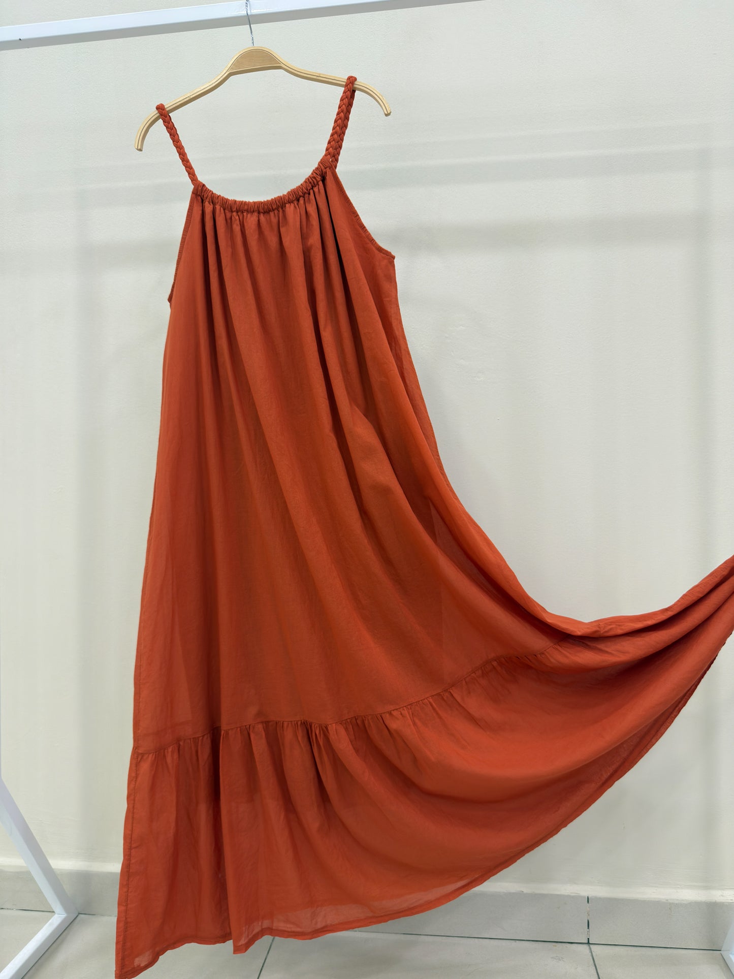 VESTIDO SKIATHOS RUST