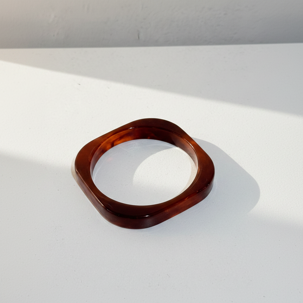 PULSERA DE RESINA HALF MOON