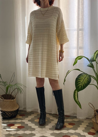 TÚNICA CROCHET ERICA CREME