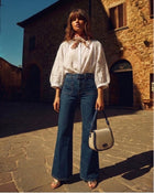 SANDALIAS ISSI 55 LINEN METALLIC GOAT GOLD