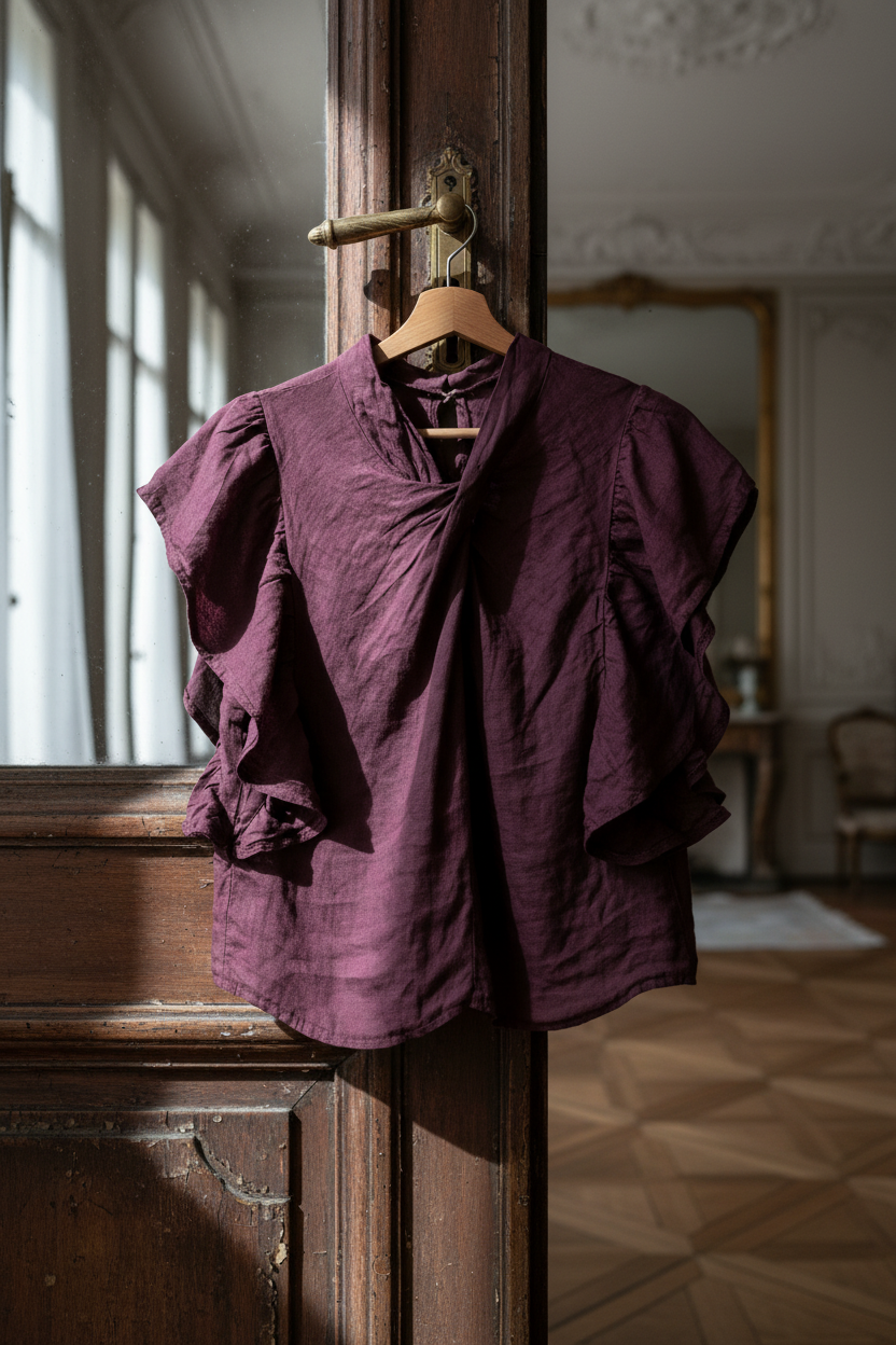 TOP ARANTXA PLUM