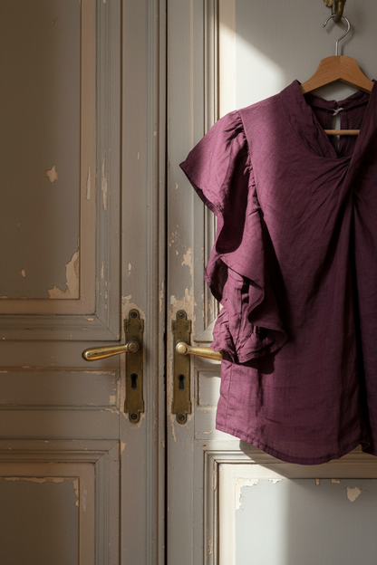 TOP ARANTXA PLUM