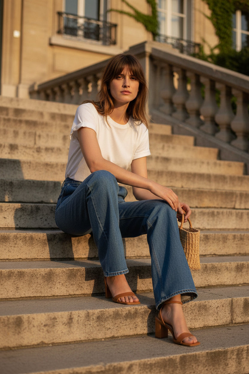 CAMISETA BASIC CROP WHITE