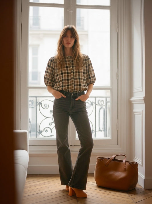 CAMISA ARIZONA CARREAUX CHOCO