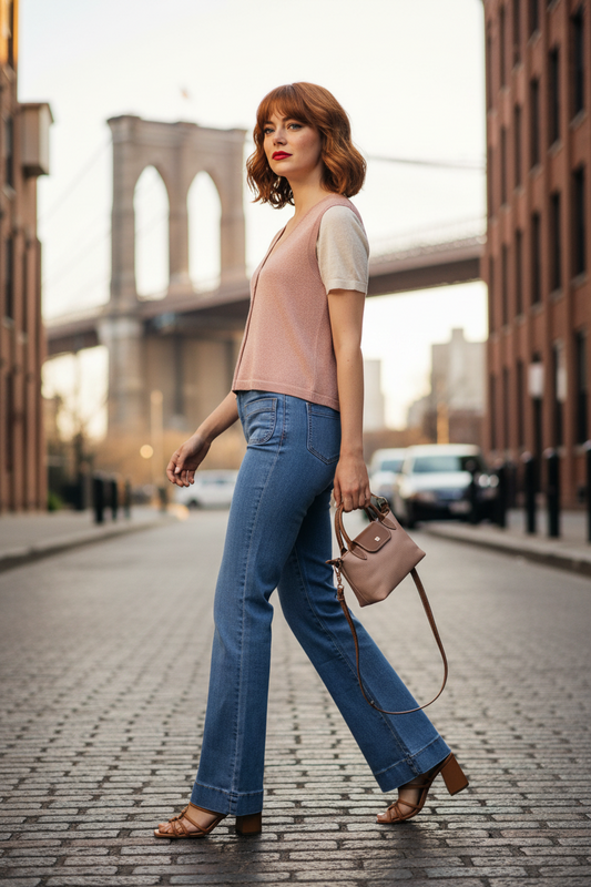 BOLSO ORIGAMI PETITE NUDE