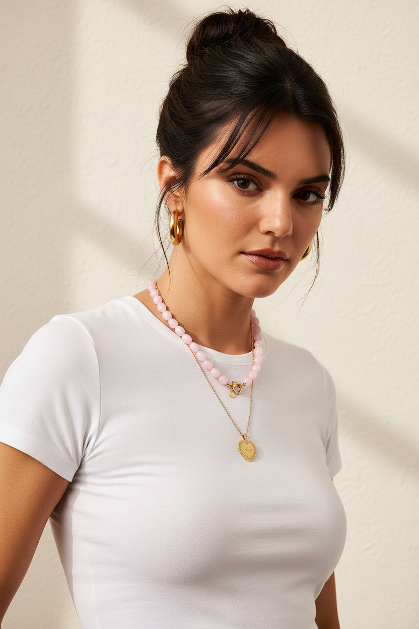 COLLAR ARUBA PALE PINK