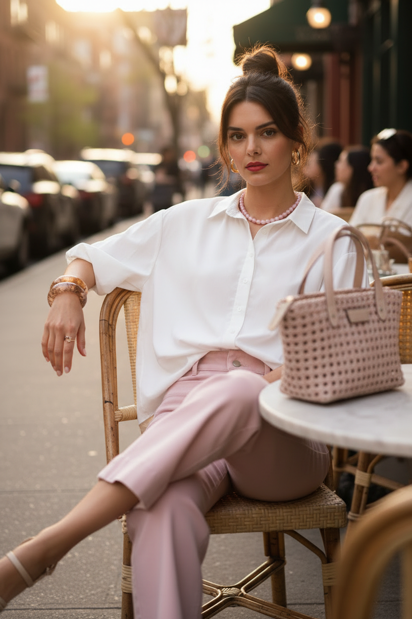 COLLAR ARUBA PALE PINK