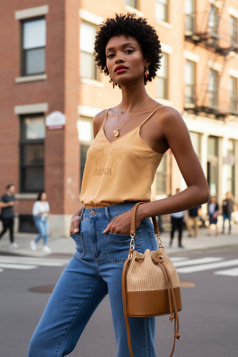 TOP NICOLETTA CAMEL