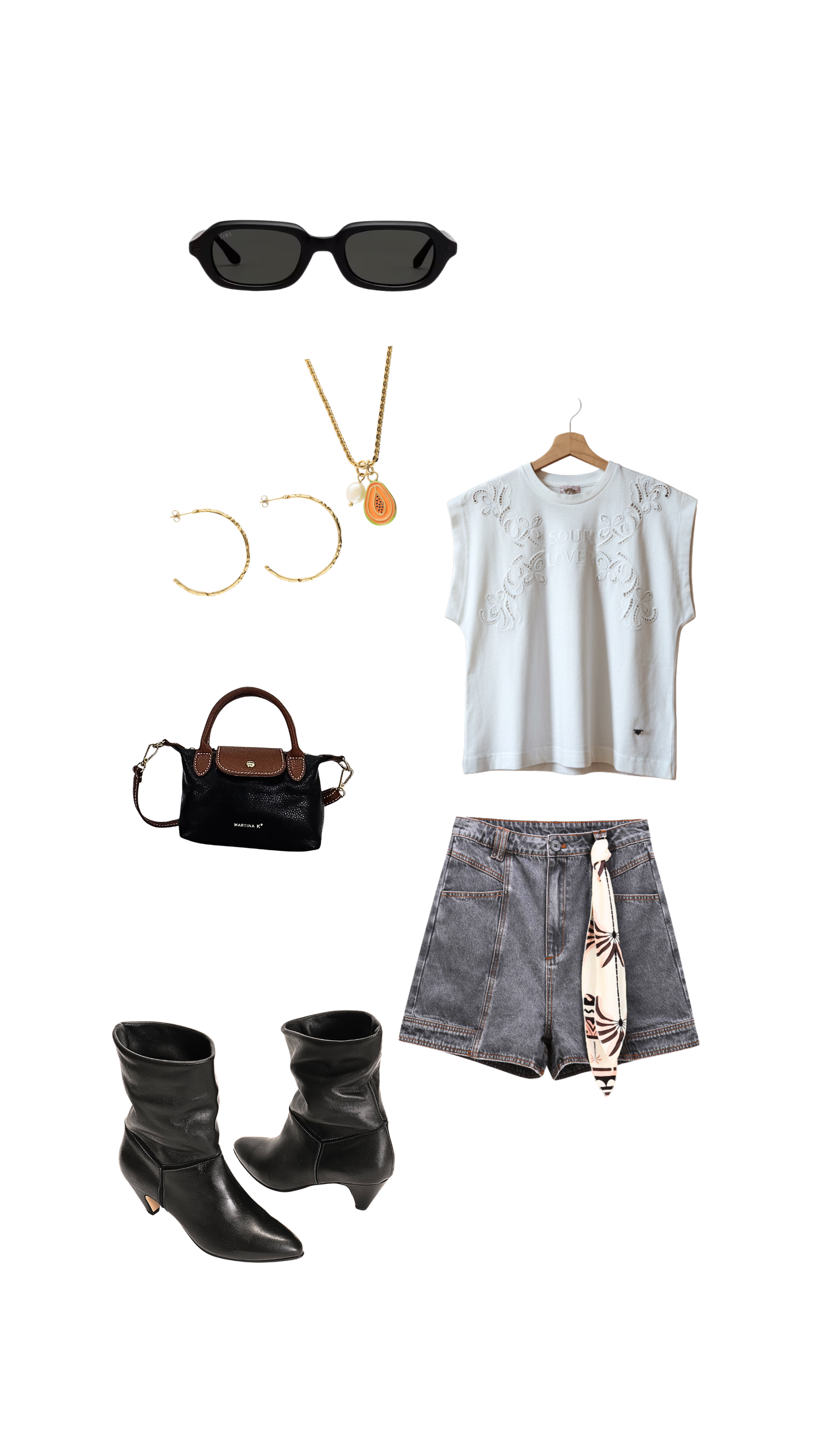 SHORTS MADDY GREY