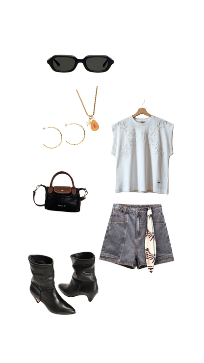 SHORTS MADDY GREY