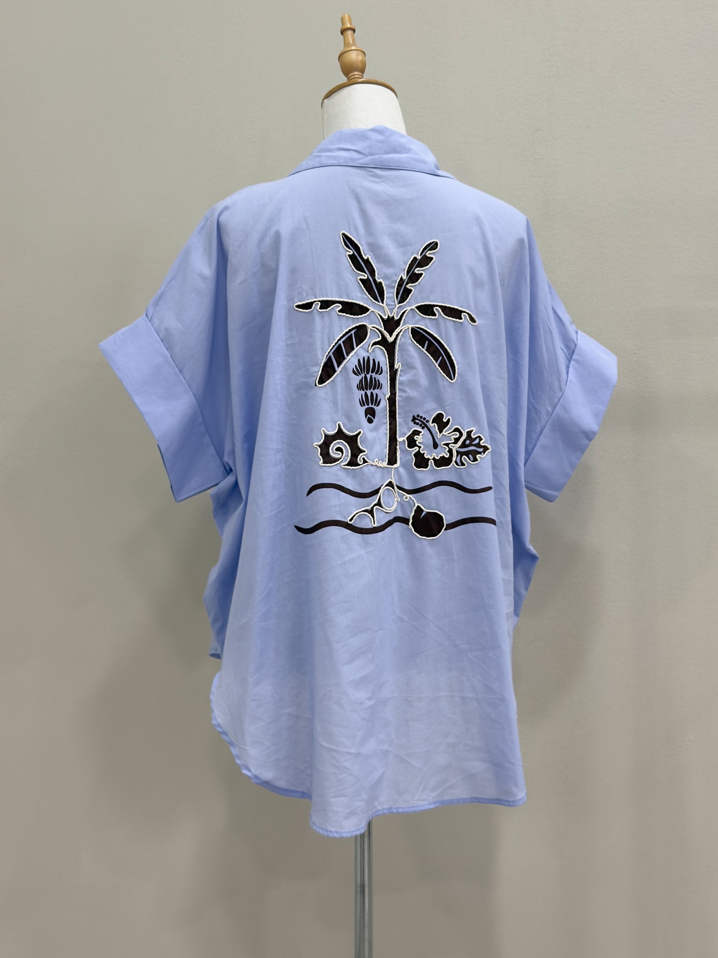 CAMISA PALM SPRINGS BABY BLUE