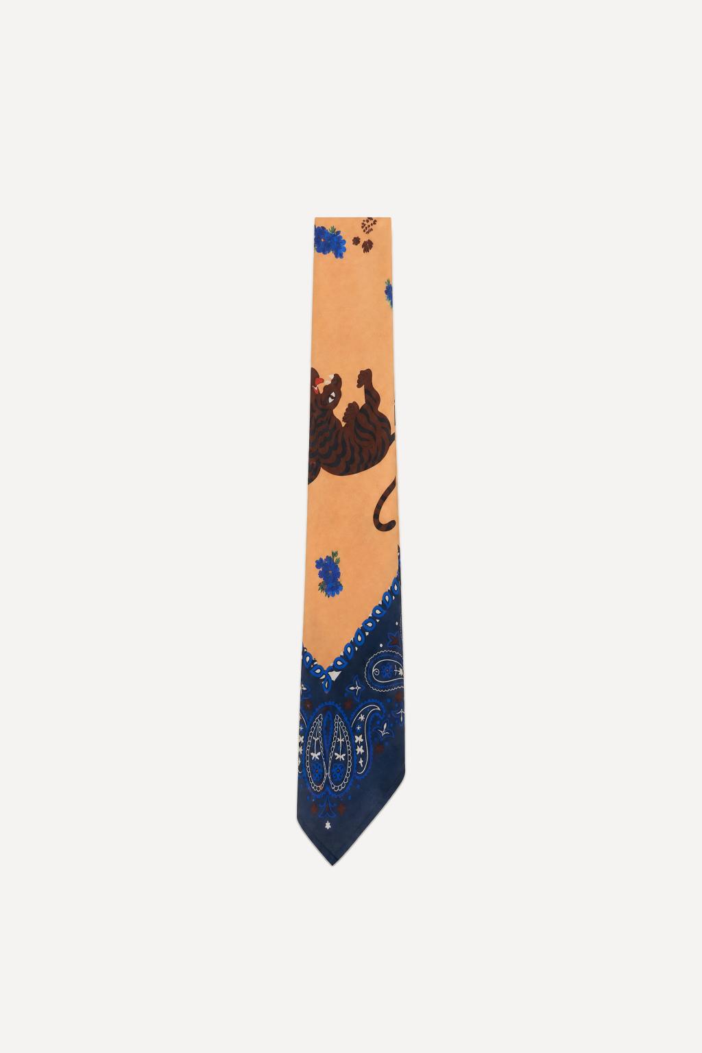 FOULARD SAUVAGE CARAMEL