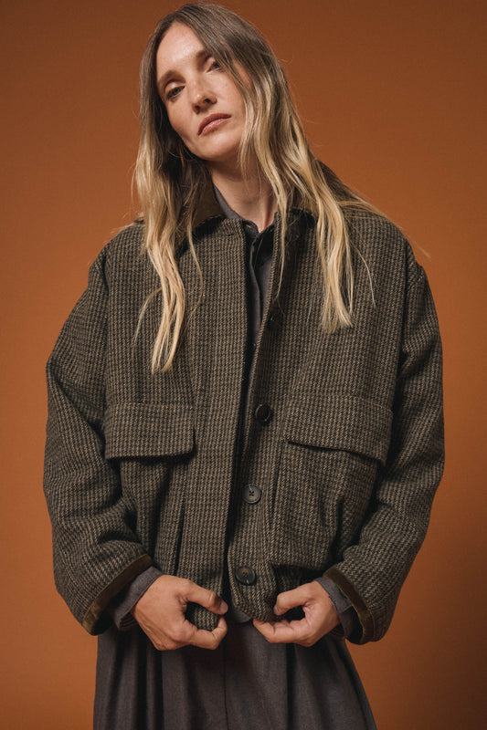 CHAQUETA ELIZABETH KAKI