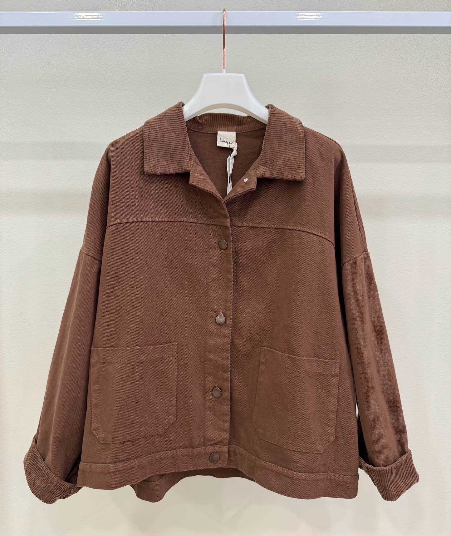 CHAQUETA ROSSI CHOCOLATE