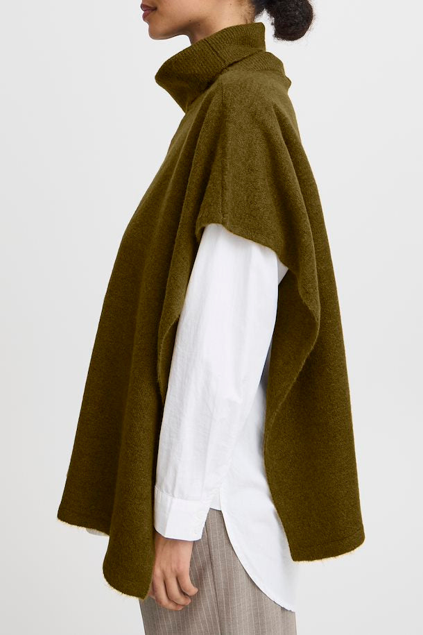 PONCHO BAVIKSI MILITARY OLIVE