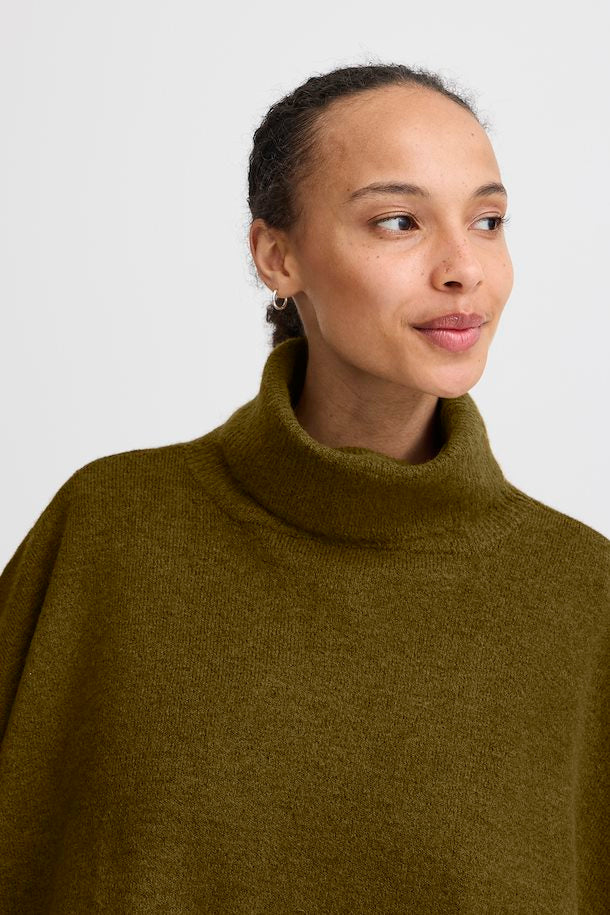 PONCHO BAVIKSI MILITARY OLIVE