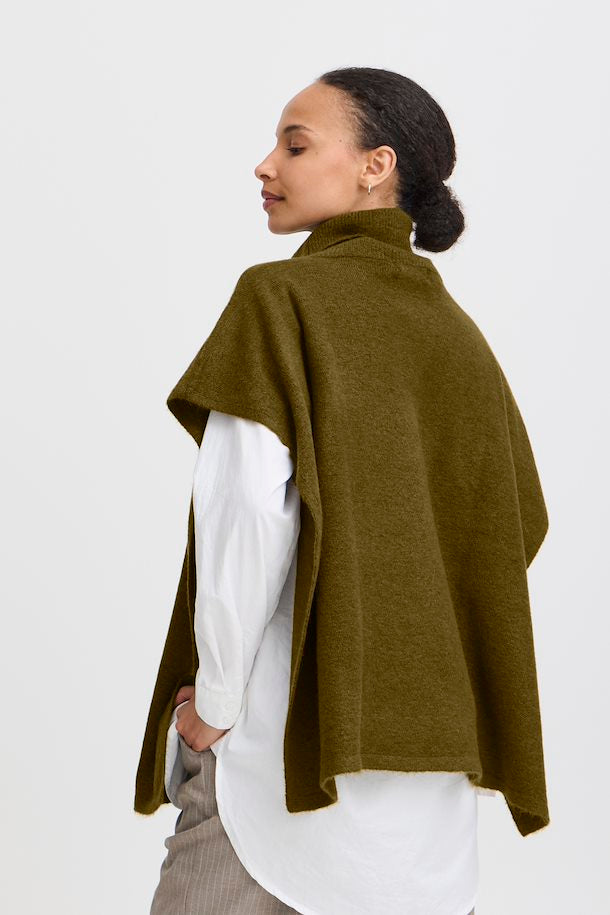 PONCHO BAVIKSI MILITARY OLIVE