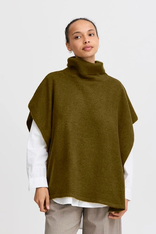 PONCHO BAVIKSI MILITARY OLIVE