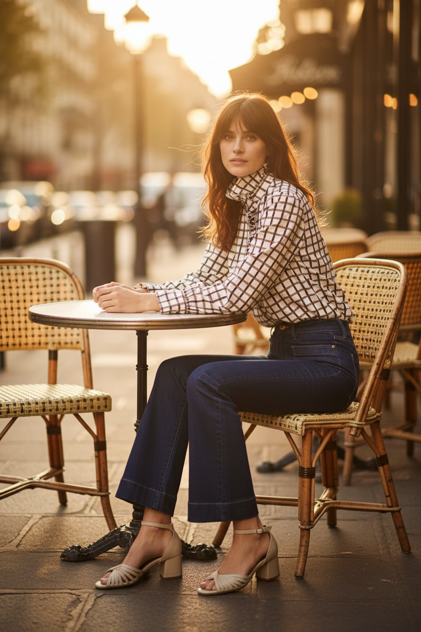 CAMISA BETTY MARRÓN